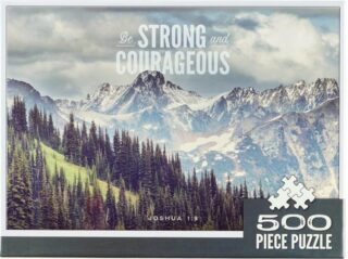1220000134225 Be Strong And Courageous Pine Valley 500 Piece (Puzzle)