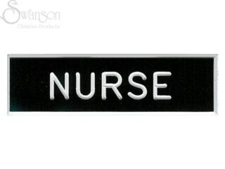 788200805402 Nurse Badge Pin Back Formica