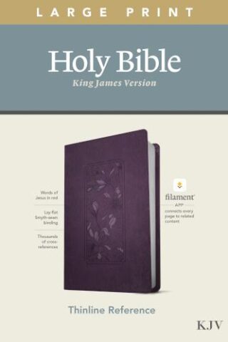 9781496447180 Large Print Thinline Reference Bible Filament Enabled Edition