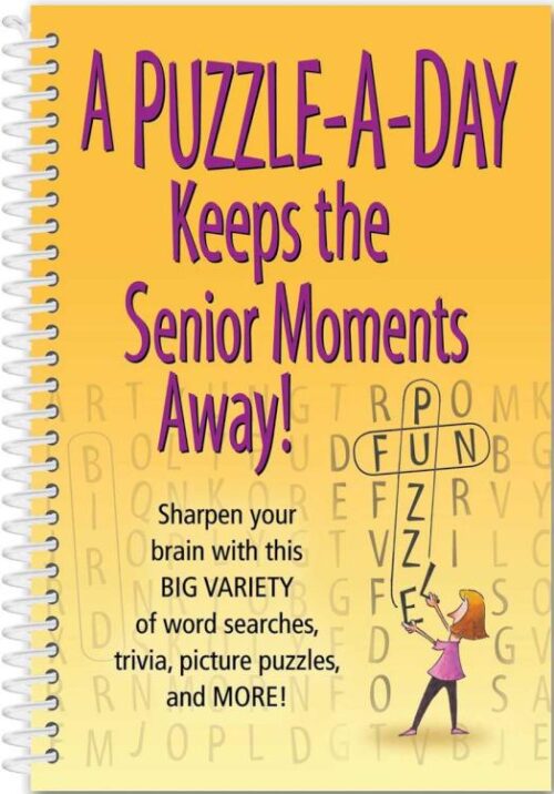 9781737556299 Puzzle A Day Keeps The Senior Moments Away