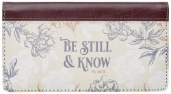 1220000136502 Be Still And Know Checkbook Cover