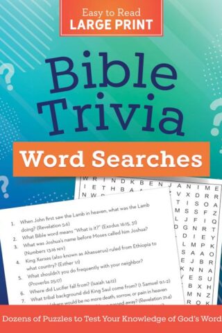 9781636097411 Bible Trivia Word Searches (Large Type)