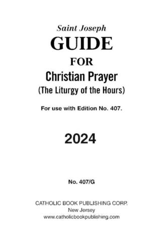 9781958237175 2024 Saint Joseph Guide For Christian Prayer (Large Type)