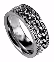 109112161187 Armor Of God (Size 8 Ring)
