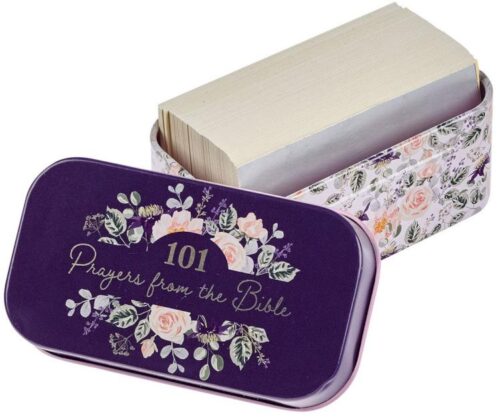 1220000138735 101 Prayers From The Bible Scripture Cards In A Tin