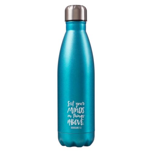 6006937136199 Set Your Minds Stainless Steel Water Bottle