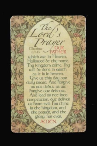 603799279765 Lords Prayer Pocket Card