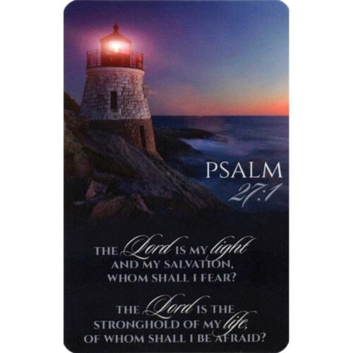 603799312950 Psalm 27:1 The Lord Is My Light Pocket Card
