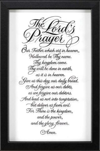 603799313971 Lords Prayer Calligraphy