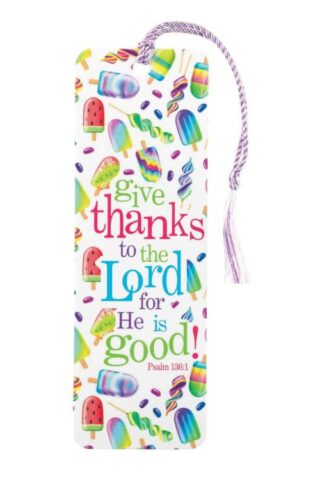 603799325967 Give Thanks To The Lord Ps 136:1 Tassel
