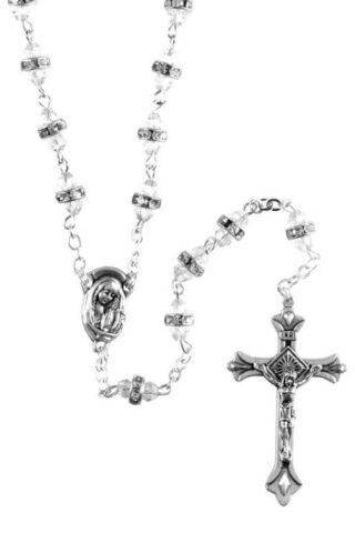 603799342735 Crystal CZ Accents Madonna (Rosary)