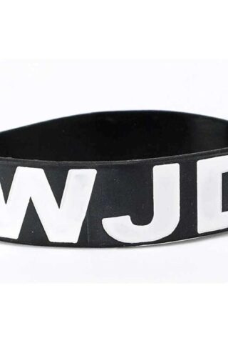 603799395854 WWJD Silicone (Bracelet/Wristband)