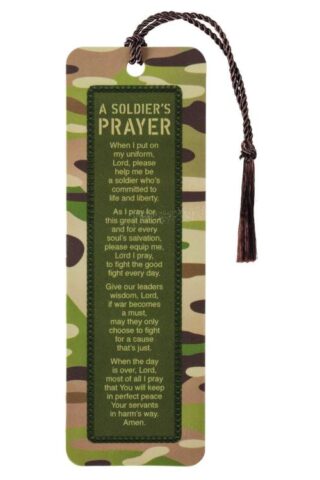 603799782388 Soldiers Prayer Tassel Bookmark