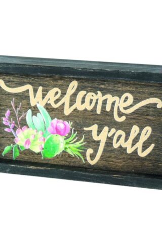 603799826235 Welcome Yall Tabletop Plaque