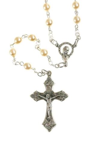 714611096245 Pearl Aurora Borealis Beads (Rosary)