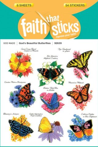 9781414392639 Gods Beautiful Butterflies Stickers