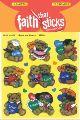 9781414392820 Bears And Hearts Stickers