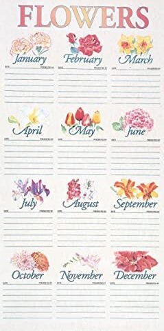 9781791026363 Traditional Flower Chart
