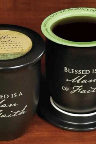 095177544686 Man Of Faith Grace Outpoured Mug And Coaster Set