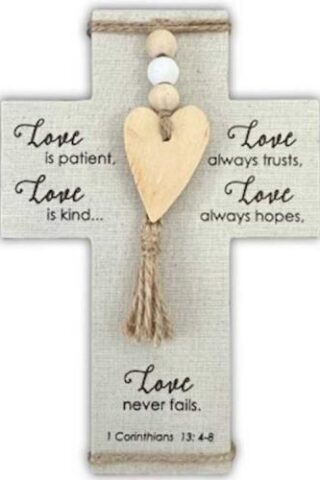 785525316606 Love Is Patient 1 Corinthians 13:4-8 Fabric Wrapped