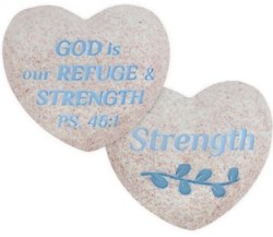 798890145948 Strength Heart Pocket Stone
