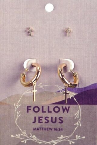 612978591512 Grace And Truth Follow Me (Earring)