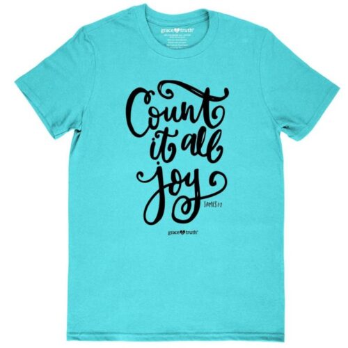 612978605929 Grace And Truth Count It All Joy (Medium T-Shirt)