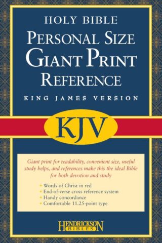 9781598560978 Personal Size Giant Print Reference Bible