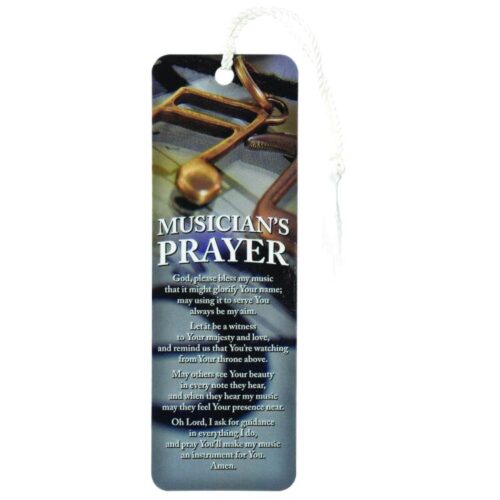 603799782425 Musicians Prayer Tassel Bookmark