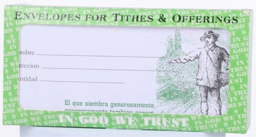 788200444083 My Tithe Offering Envelope 100 Pack