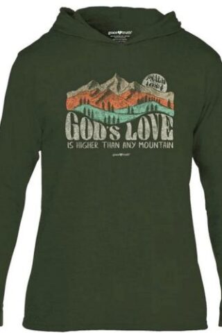 612978636534 Grace And Truth Gods Love Hooded (Medium T-Shirt)