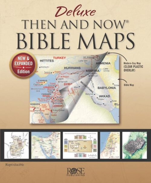 9781628628593 Deluxe Then And Now Bible Maps (Deluxe)