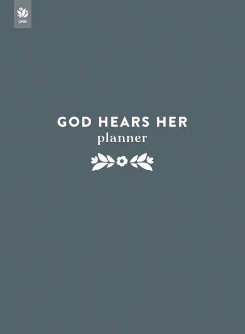 9781640703490 God Hears Her Undated Weekly Planner