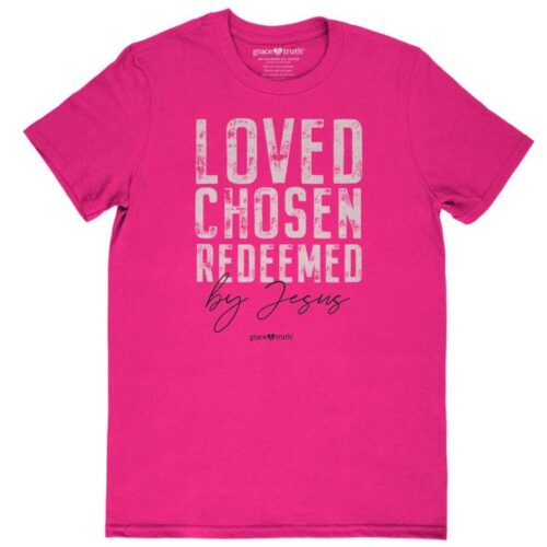 612978606087 Grace And Truth Loved Chosen Redeemed (3XL T-Shirt)