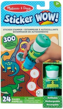 000772320122 Dinosaur Sticker WOW Activity Pad Sticker Stamper (Action Figure)