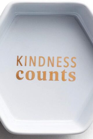 081983728914 Kindness Counts Hexie Trinket Dish