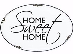 096069169291 Home Sweet Home Vintage Wall Decor (Plaque)