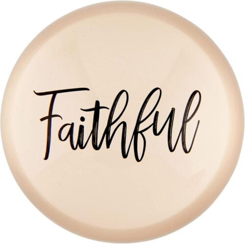 195002127289 Faithful Glass Dome Paperweight