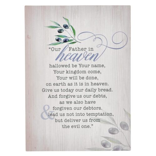 6006937144460 Our Father In Heaven (Plaque)