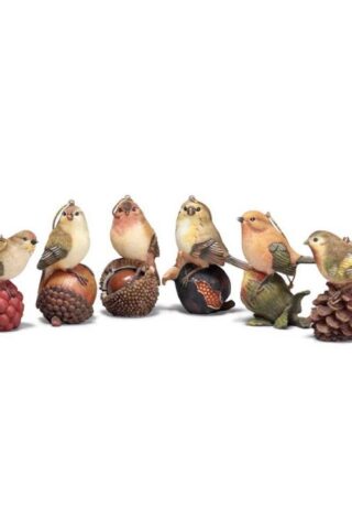 603799183758 Christmas Bird With Nut Seed (Ornament)