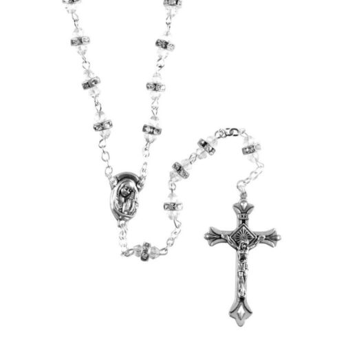 603799342735 Crystal CZ Accents Madonna (Rosary)