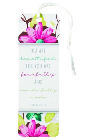 603799414845 You Are Beautiful Tassel Bookmark