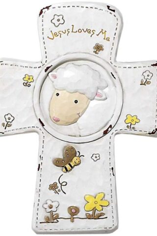 603799525022 Lamb Tabletop Cross