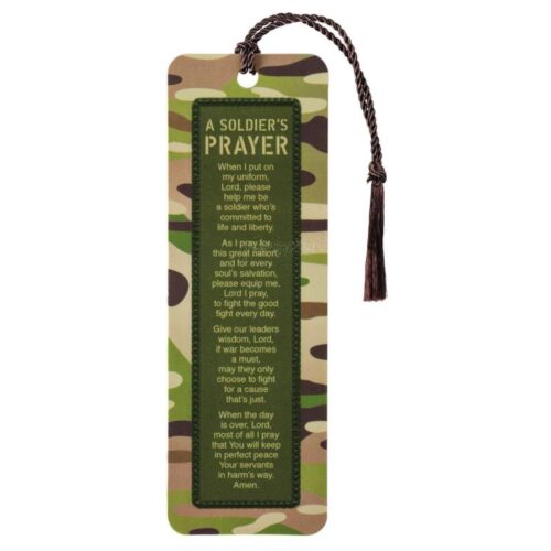 603799782388 Soldiers Prayer Tassel Bookmark