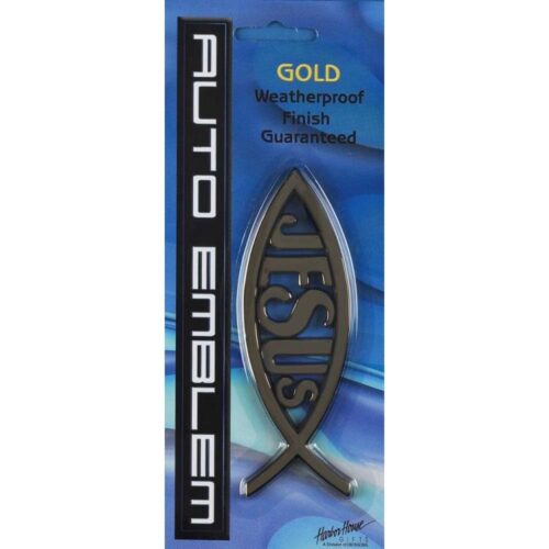 608200010029 Jesus Fish Auto Emblem