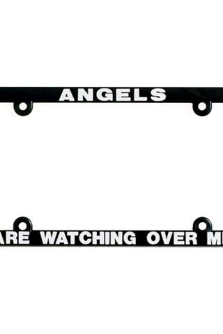 608200070139 Angels Are Watching Over Me License Frame