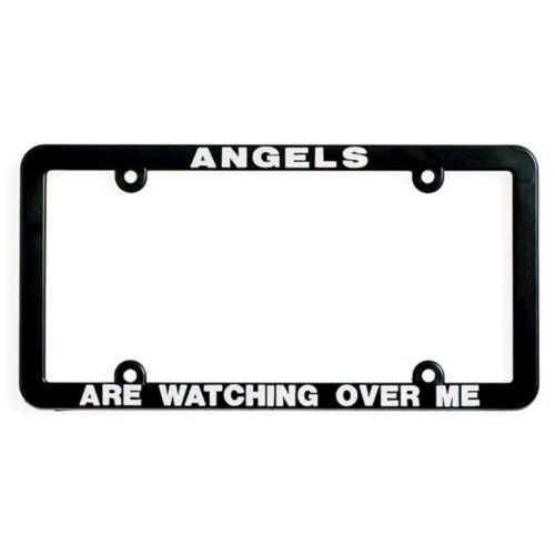 608200070139 Angels Are Watching Over Me License Frame