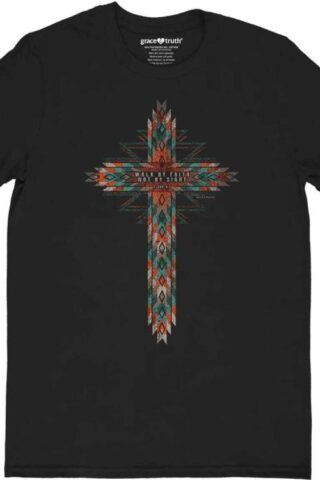 612978596784 Grace And Truth Southwestern Cross (Small T-Shirt)