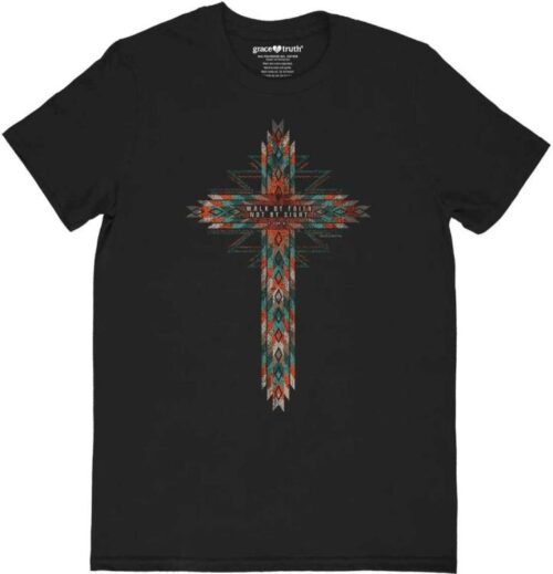 612978596821 Grace And Truth Southwestern Cross (2XL T-Shirt)