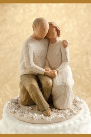 638713094490 Anniversary Cake Topper (Figurine)